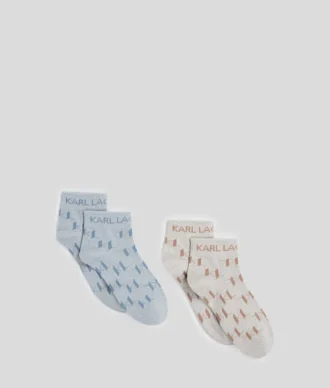 K/MONOGRAM KORTE SOKKEN – 2-PACK