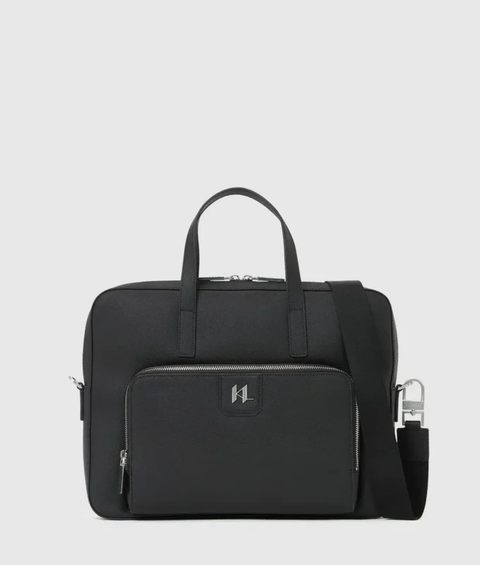 K/Monogram leren aktetas