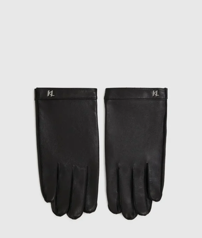K/Monogram leren handschoenen