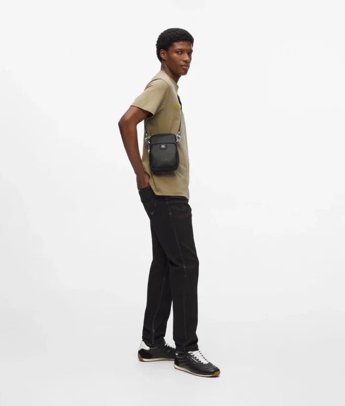 K/Monogram leren schoudertas