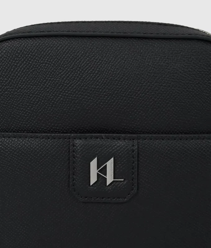 K/Monogram leren schoudertas