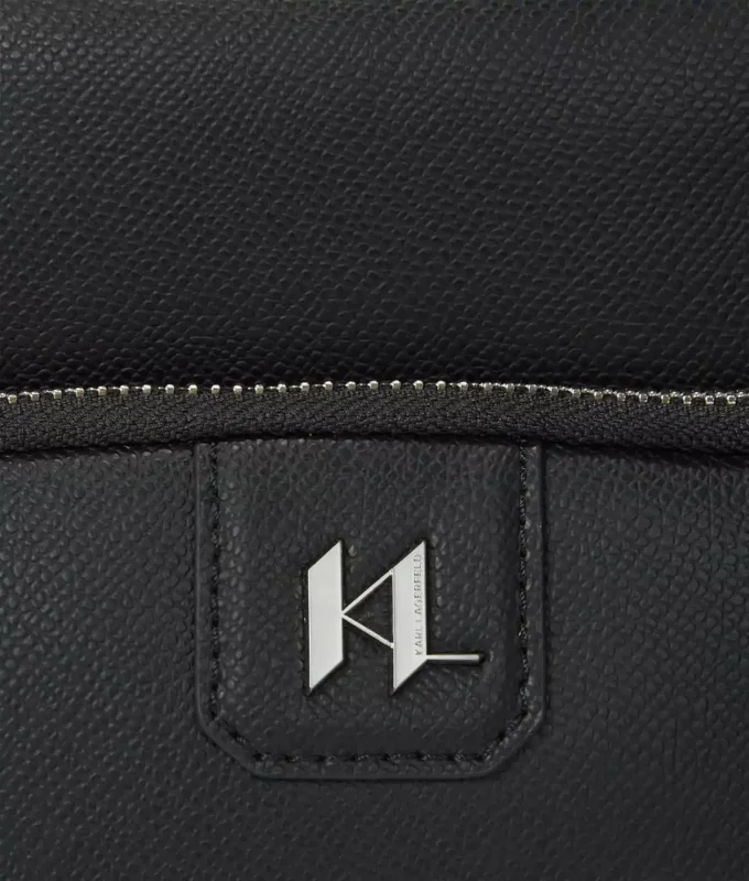 K/Monogram leren schoudertas