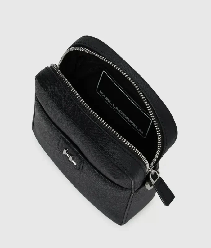 K/Monogram leren schoudertas