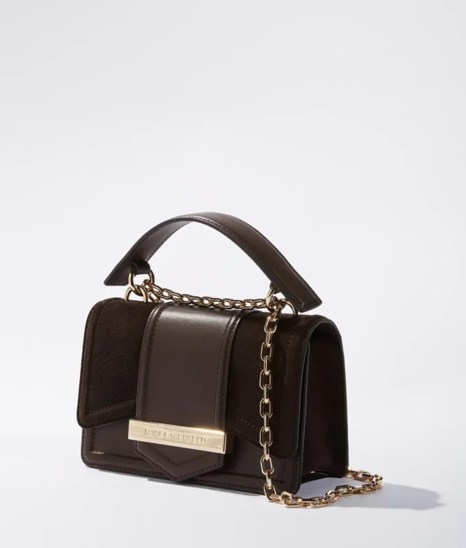 K/Nova kleine suède crossbodytas