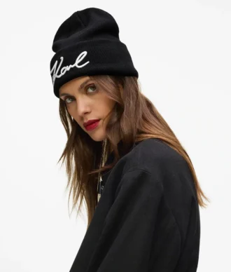 K/Signature beanie