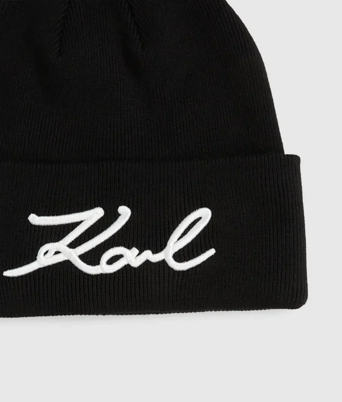 K/Signature beanie