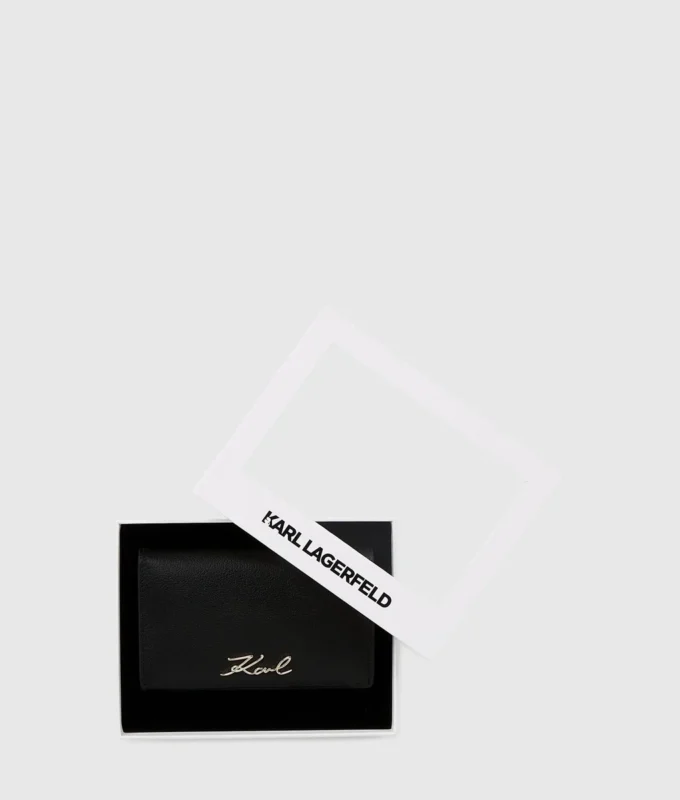 K/Signature bifold portemonnee