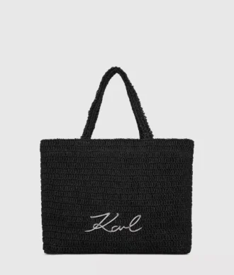 K/Signature gehaakte strandtas