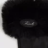 K/Signature handschoenen van imitatiebont