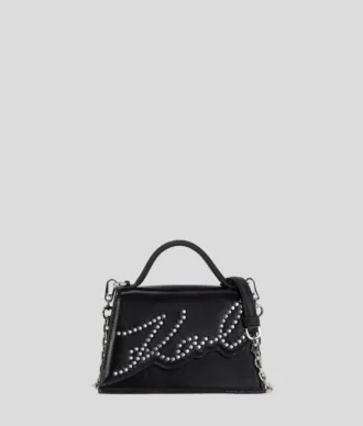 K/SIGNATURE KLEINE CROSSBODY-TAS MET NAGELS