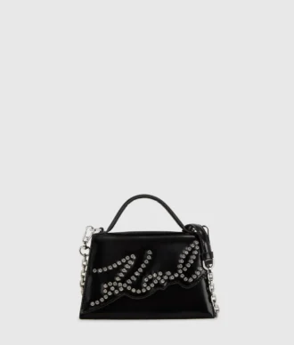 K/Signature kleine crossbodytas met studs