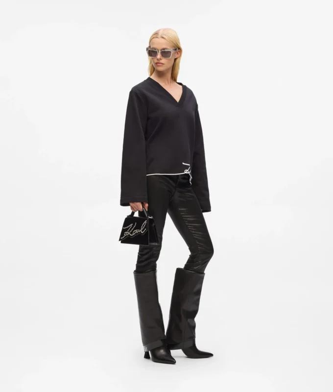 K/Signature kleine crossbodytas met studs