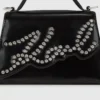 K/Signature kleine crossbodytas met studs