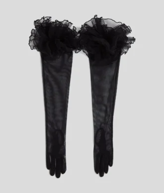 K/SIGNATURE LANGE HANDSCHOENEN MET RUFFLES