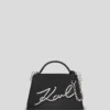 K/SIGNATURE MEDIUM CROSSBODY TAS