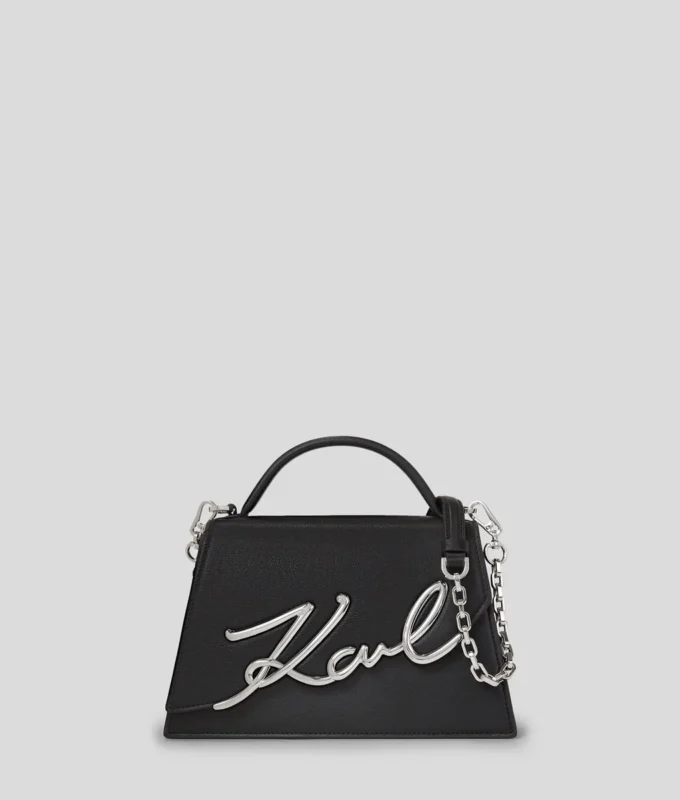 K/SIGNATURE MEDIUM CROSSBODY TAS
