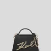 K/SIGNATURE MEDIUM CROSSBODY TAS