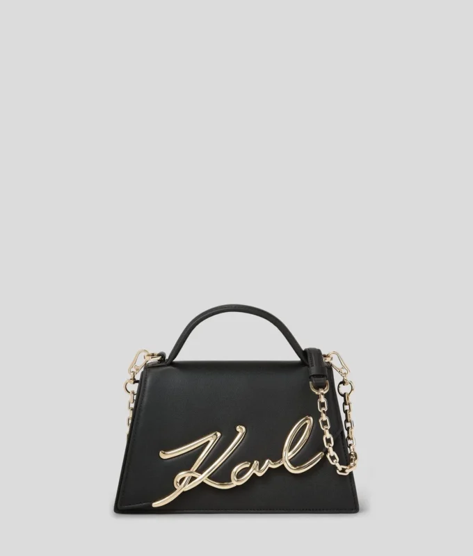 K/SIGNATURE MEDIUM CROSSBODY TAS