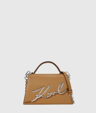 K/SIGNATURE MEDIUM CROSSBODY TAS