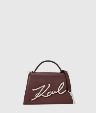 K/SIGNATURE MEDIUM CROSSBODY TAS