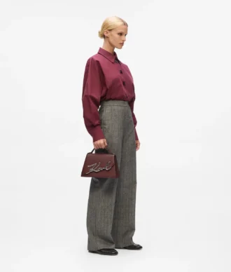 K/SIGNATURE MEDIUM CROSSBODY TAS