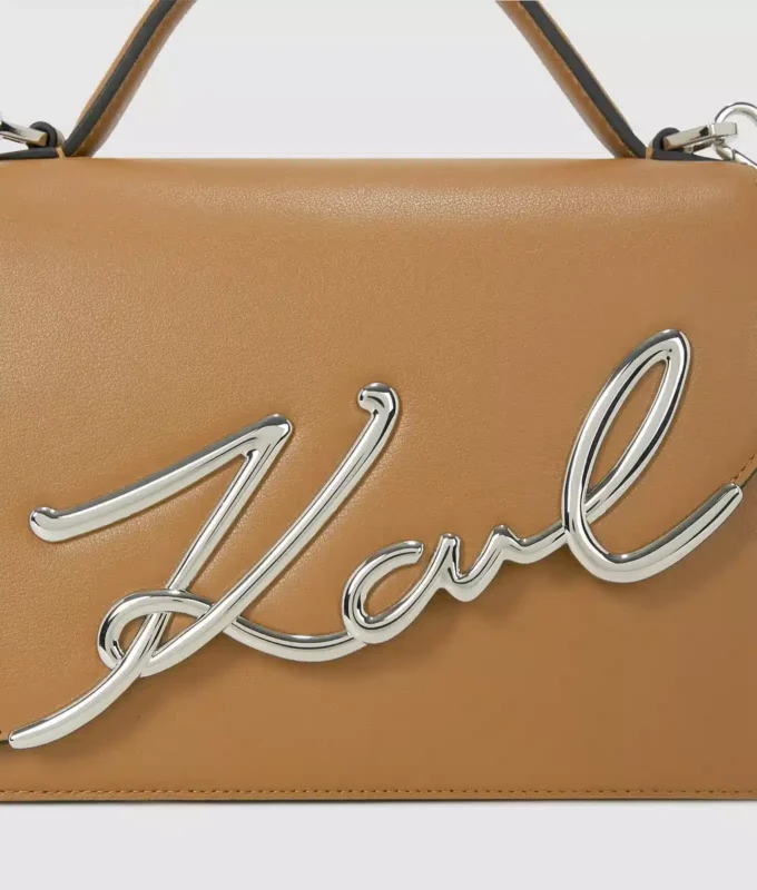 K/SIGNATURE MEDIUM CROSSBODY TAS
