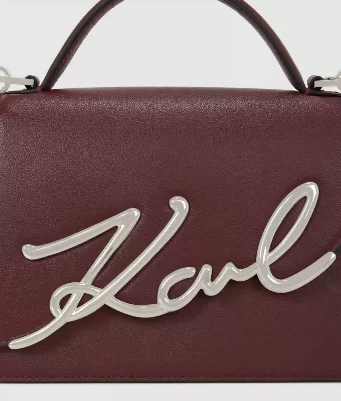 K/SIGNATURE MEDIUM CROSSBODY TAS