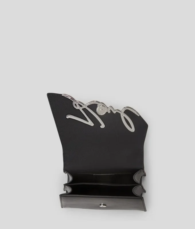 K/SIGNATURE MEDIUM CROSSBODY TAS
