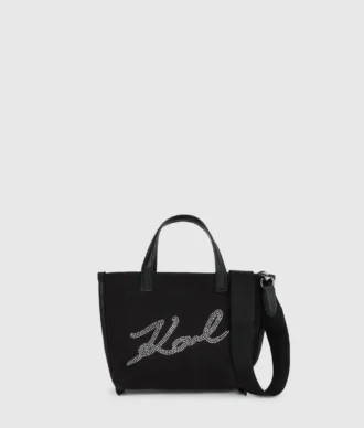 K/Signature mini shopper met strass