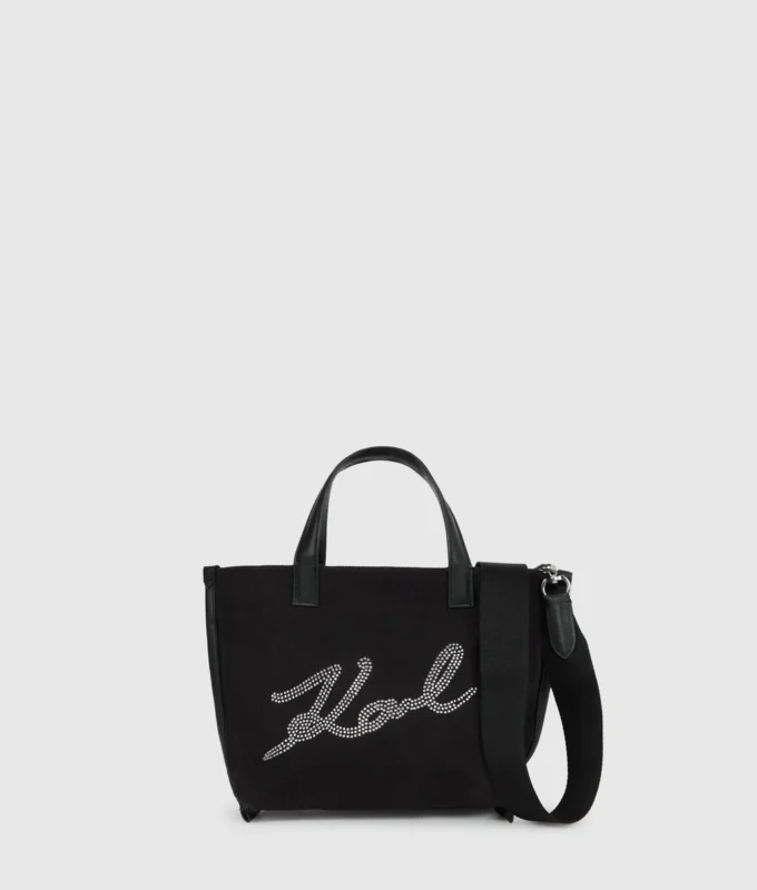 K/Signature mini shopper met strass