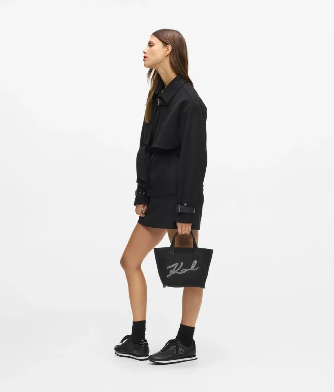 K/Signature mini shopper met strass