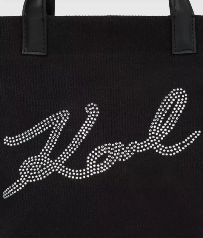 K/Signature mini shopper met strass