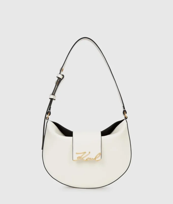 K/Signature moon bag