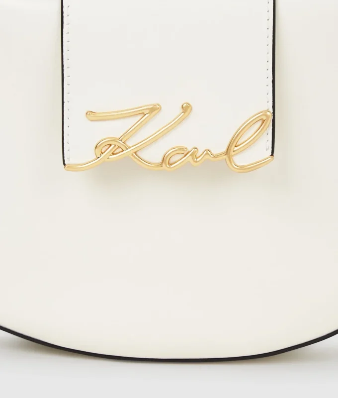 K/Signature moon bag