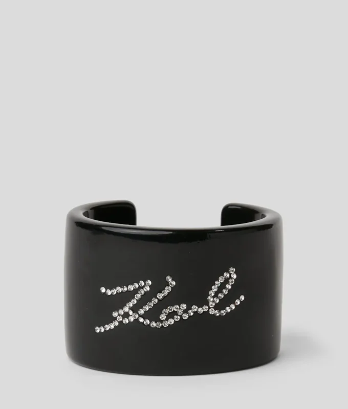 K/SIGNATURE RHINESTONES MANCHETARMBAND