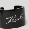 K/SIGNATURE RHINESTONES MANCHETARMBAND