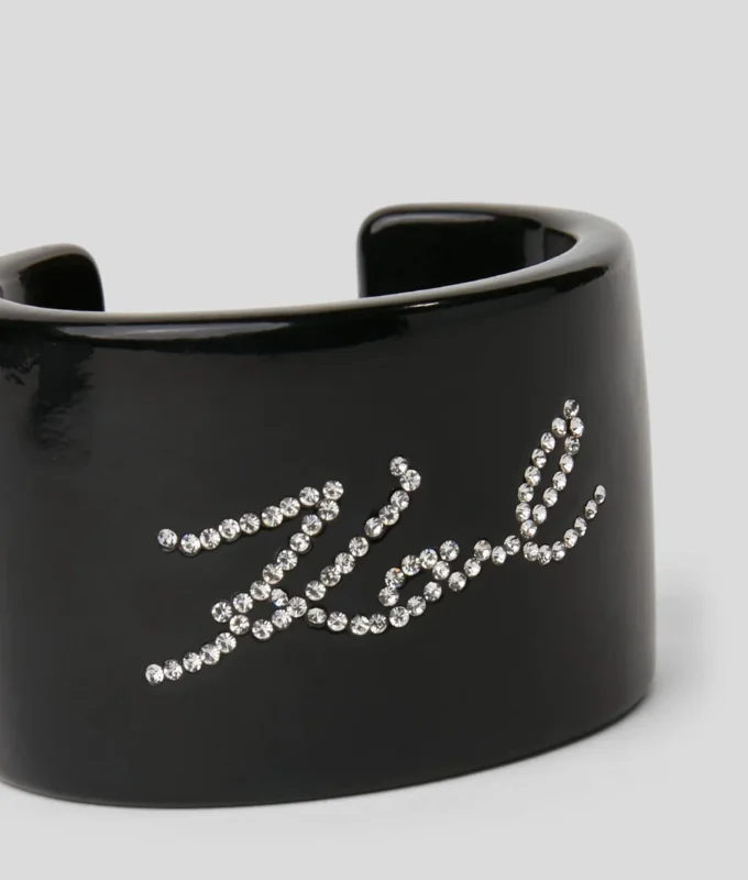 K/SIGNATURE RHINESTONES MANCHETARMBAND