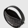 K/Signature ronde crossbodytas met pailletten