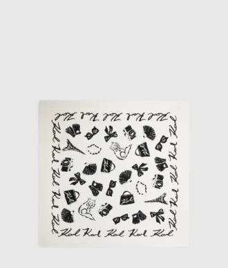 K/Signature sjaal met all-over print