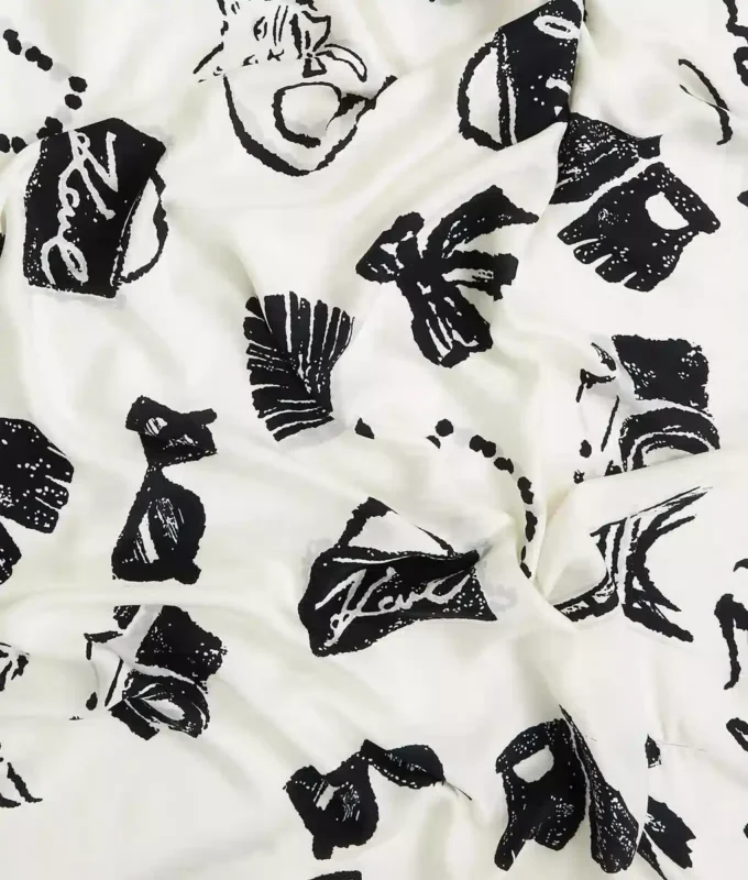 K/Signature sjaal met all-over print
