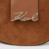 K/Signature suède moon bag