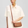 K/SIGNATURE WHIPSTITCH CROSSBODY TAS