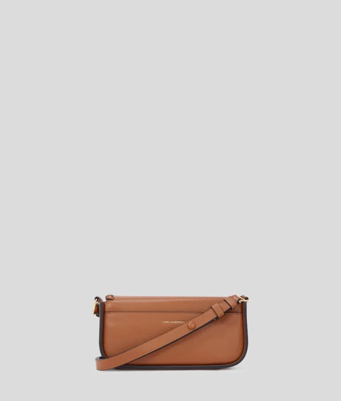 K/SIGNATURE WHIPSTITCH CROSSBODY TAS