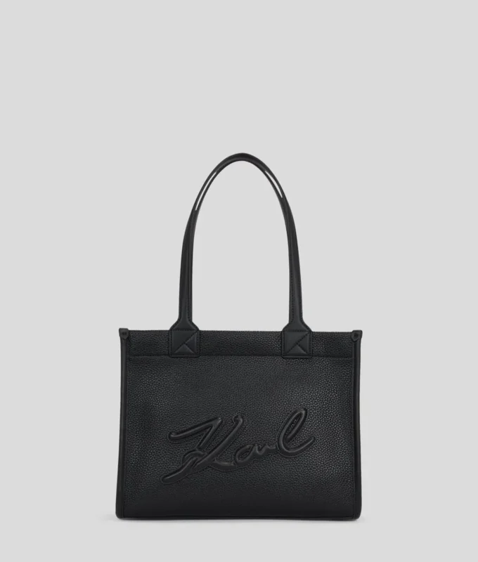 K/SKUARE GRAINY MEDIUM TOTE BAG