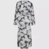 Kaftan met waaierprint