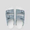 KAPRI DENIM RHINESTONE SANDALEN