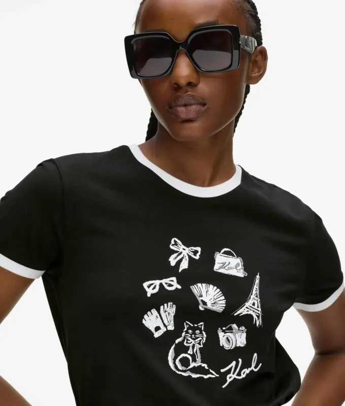 Karl charms T-shirt