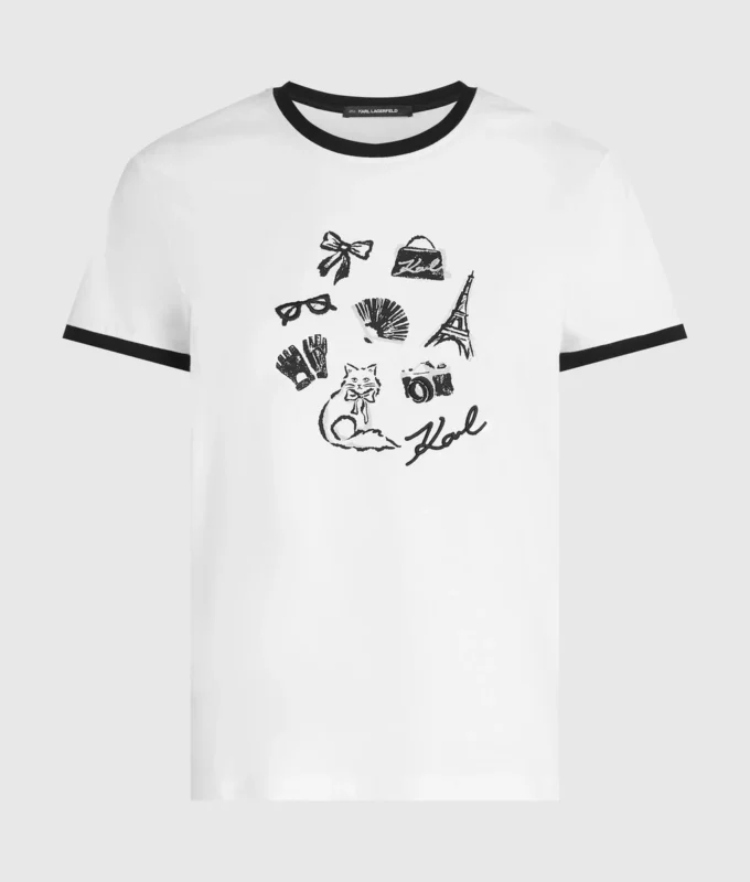 Karl charms T-shirt