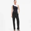 Karl DNA asymmetrische revers top