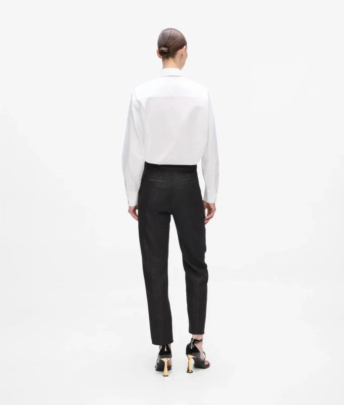 Karl DNA-shirt met strikdetail